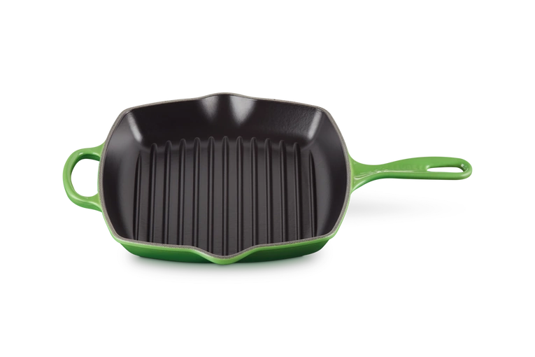 Le Creuset - patelnia żeliwna grillowa z dwoma uchwytami 26 cm Bamboo