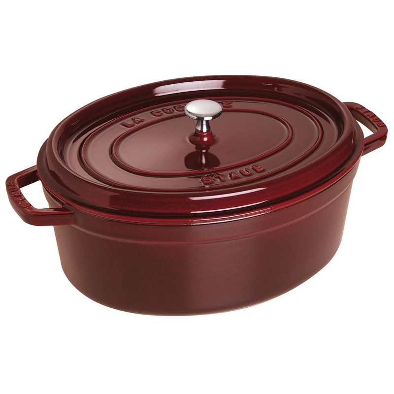Staub - garnek żeliwny owalny 2.35 l, grenadynowy