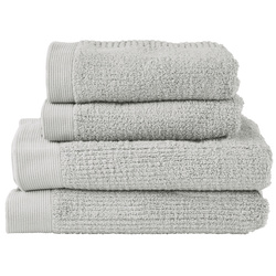 Zone Denmark - Zestaw ręczników łazienkowych 4 sztuki Classic Soft Grey