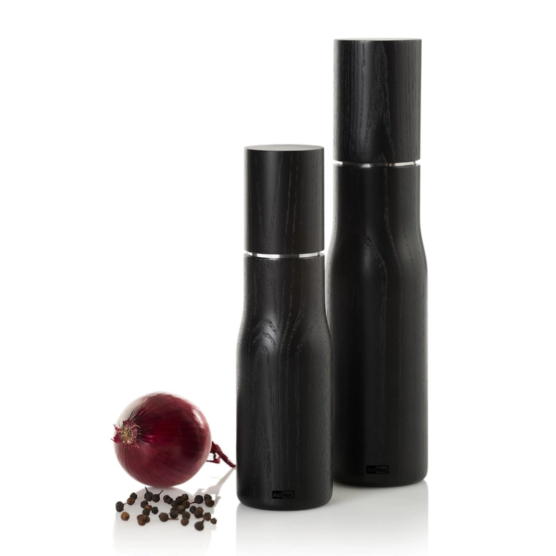 AdHoc - Młynek do pieprzu lub soli Levo M, jesion czarny
