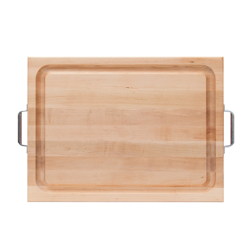 Boos Blocks - Deska do krojenia klon ze stalowymi uchwytami - 61x46x6cm