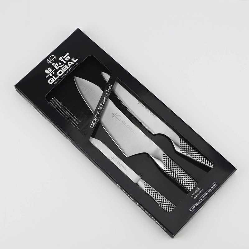 Global - Zestaw 3 noży Limited 40th Anniversasry Global