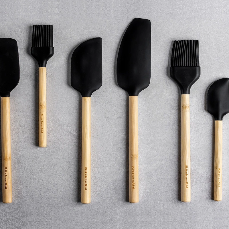 KitchenAid Culinary Tools - łyżka silikonowa CLASSIC Bamboo