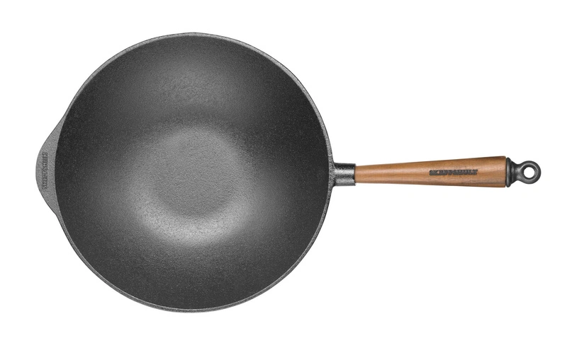 Skeppshult - WALNUT Wok - 30 cm, czarny