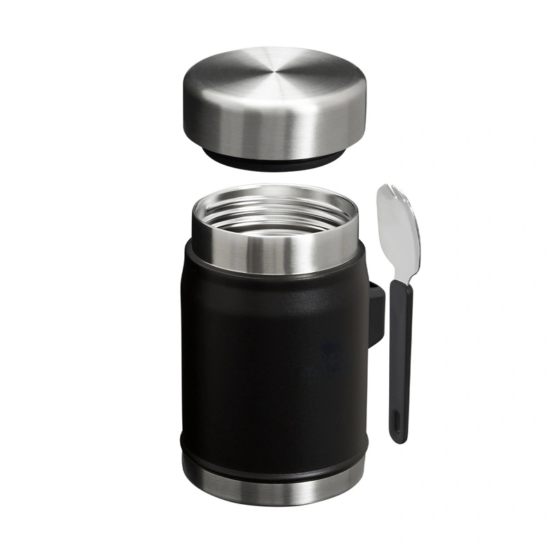 Stanley - termos obiadowy ze sztućcem Classic Legendary 0.4L Black 2.0