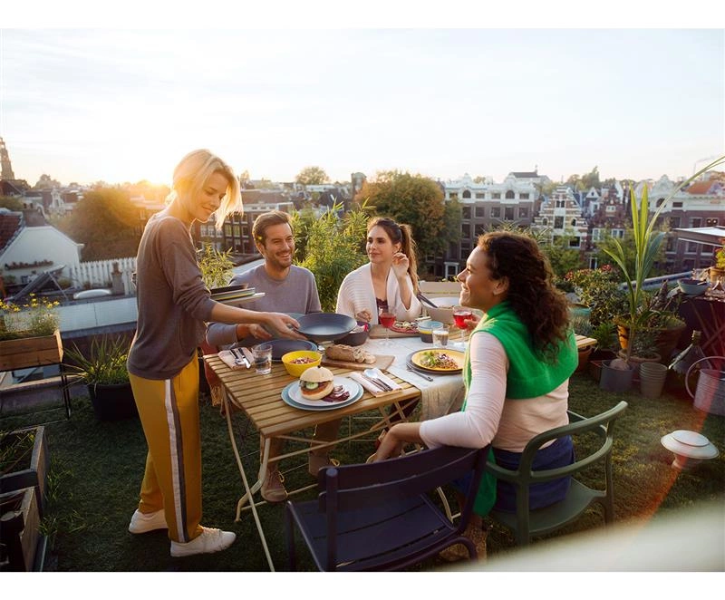 Mepal - Zestaw łyżek do sałaty Bloom Pebble white