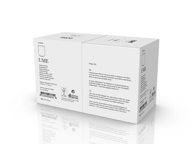 Zone Denmark - Kubek na szczoteczki do zębów Ume Olive Green