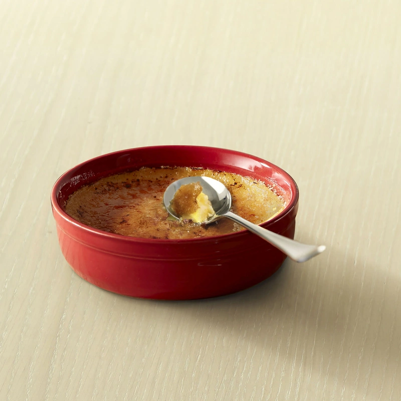 Emile Henry - Zestaw dwóch miseczek creme brulee - czerwony
