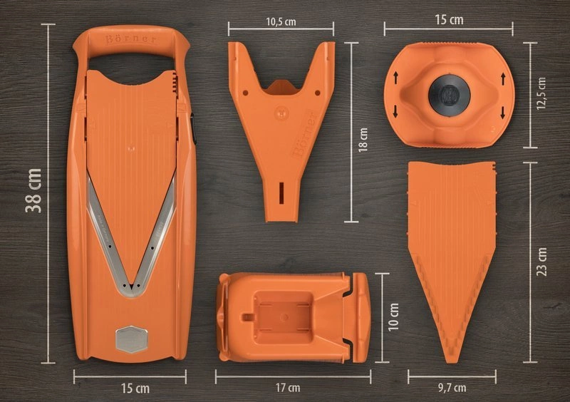 Borner - szatkownica Hebel V5 Powerline z Mulitboxem pomarańczowa