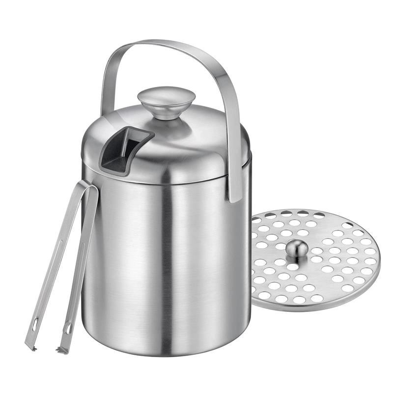 Cilio - wiaderko na lód, stal nierdzewna, 1,3 l, śred. 14 x 19 cm Freddo