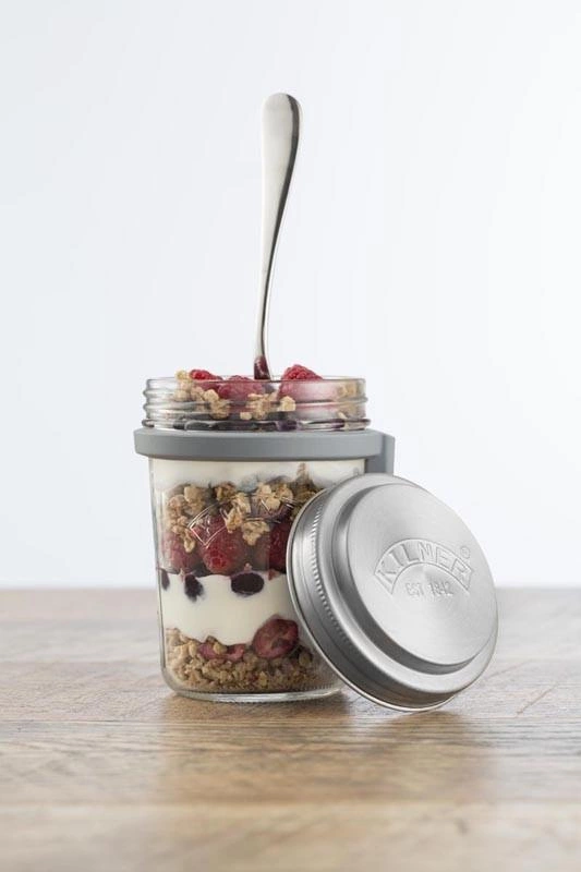 Kilner - Słoik śniadaniowy + łyżka
