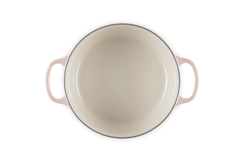 Le Creuset brytfanna żeliwna emaliowana Signature okrągła 24 cm 4.2l peche