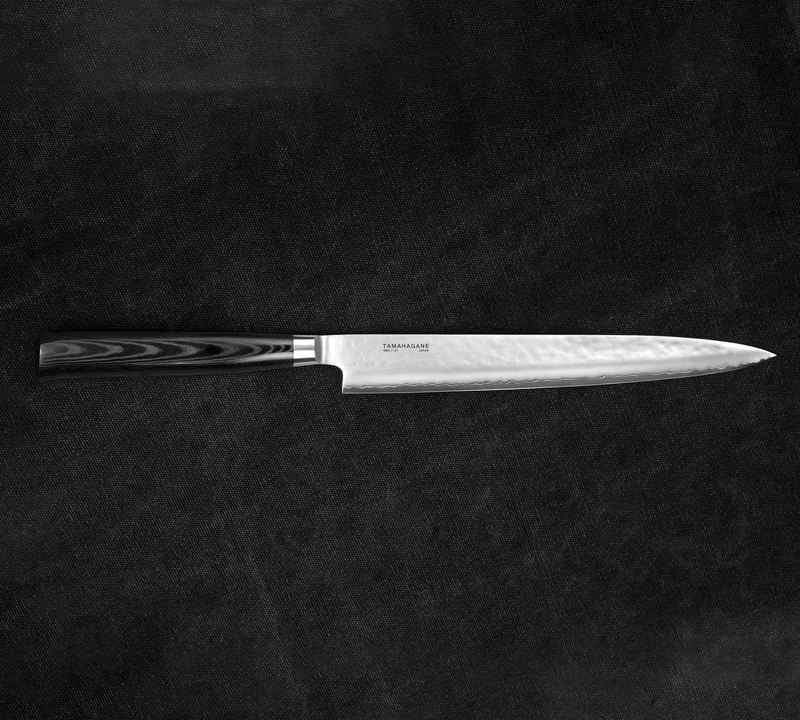 Tamahagane - Tsubame Black Nóż Sashimi 24cm