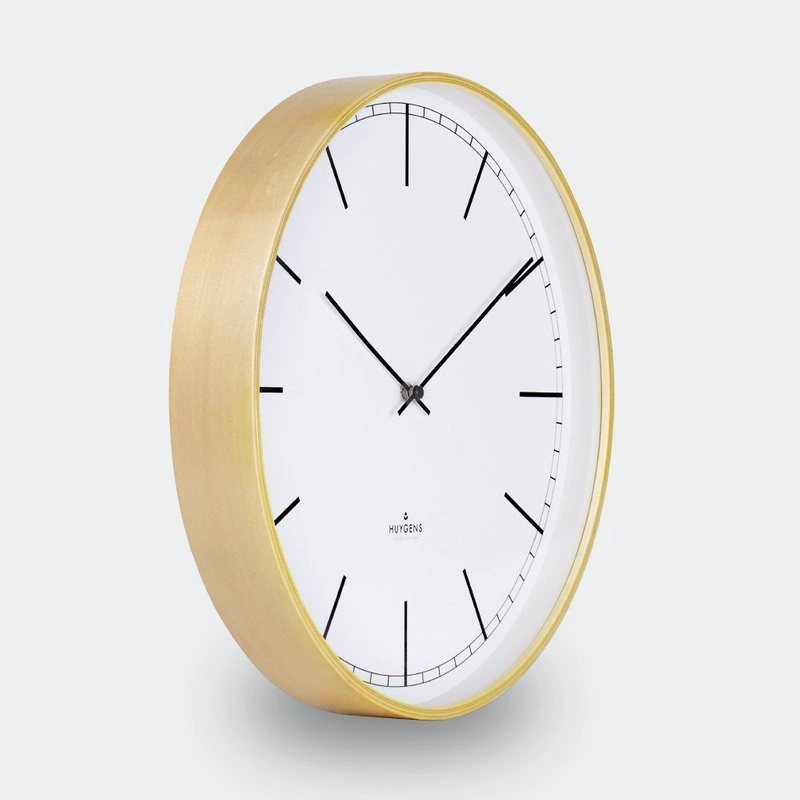 Huygens – zegar One 45 index Wood