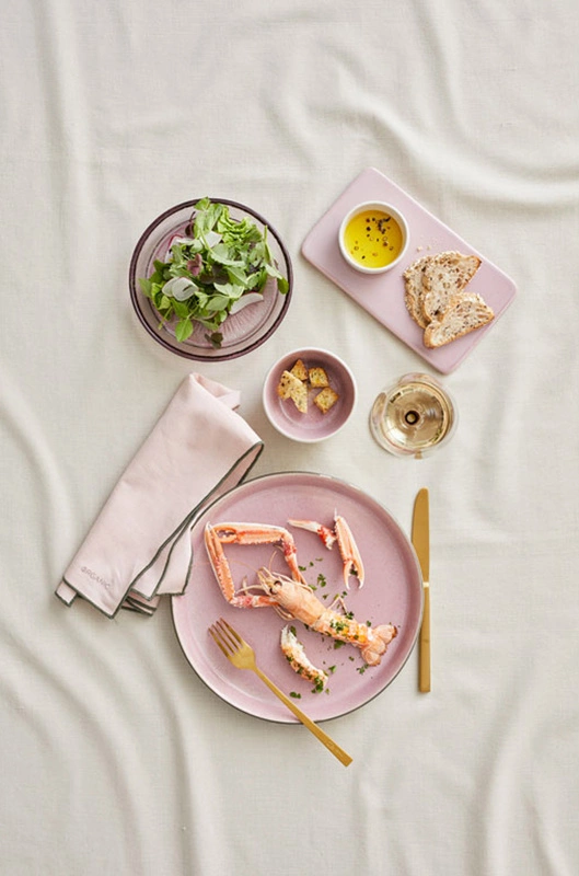 Bitz - Talerz prostokątny 22 x 12, 8 cm Light Pink