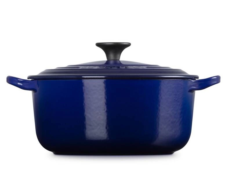 Le Creuset - garnek żeliwny emaliowany okrągły 20 cm 2,4 l Indigo