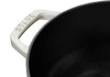 Staub - garnek żeliwny okrągły snowflake 3.6 ltr truflowy Special Cocotte