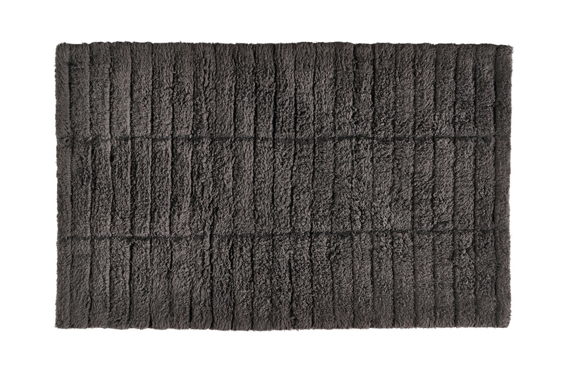 Zone Denmark - Dywanik łazienkowy 50 x 80 cm Tiles Antracyt