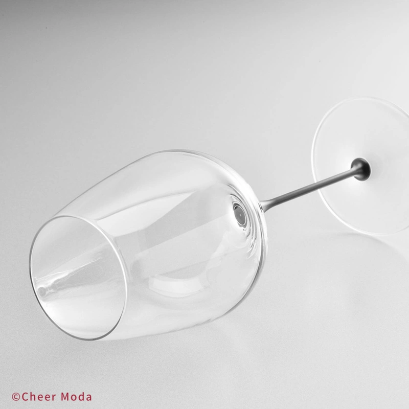 Cheer Moda - Kieliszek do wina Lava Glass czarny