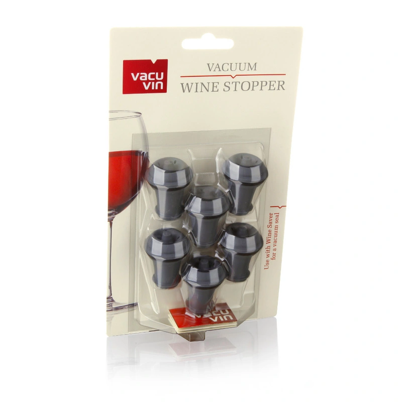 VACU VIN - Korki do Wina zestaw 6 sztszary