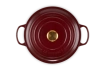 Le Creuset - garnek żeliwny emaliowany Signature 28 garnet