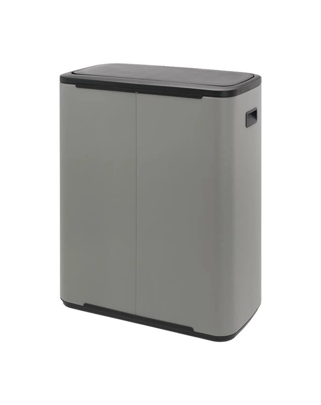 Brabantia - Kosz na śmieci Touch Bin BO 60l mineralny szary