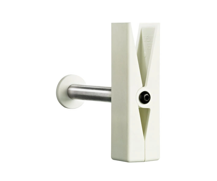 Wieszak klamerka The Beak biały haczyk