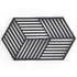 Zone Denmark - Podkładka pod naczynia Hexagon 24 cm Black