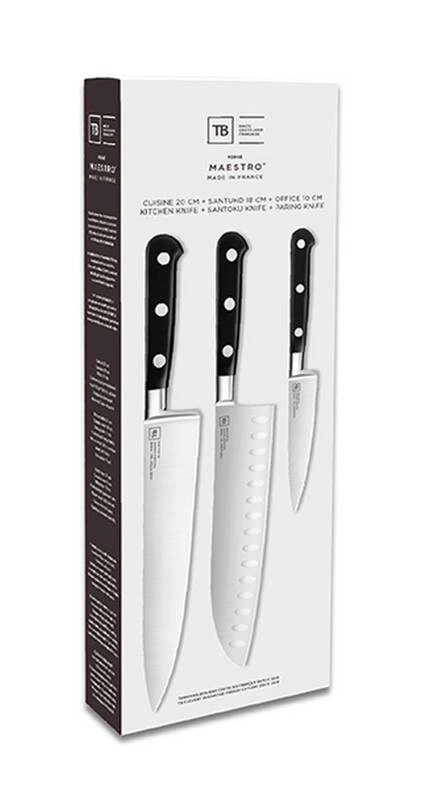 Tarrerias Bonjean - Zestaw noży kuchennych 3el. Maestro GB