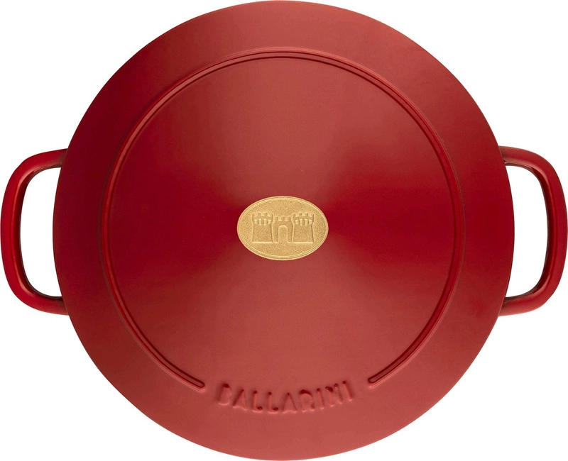 Ballarini - garnek żeliwny okrągły 5.5 ltr, czerwony Bellamonte