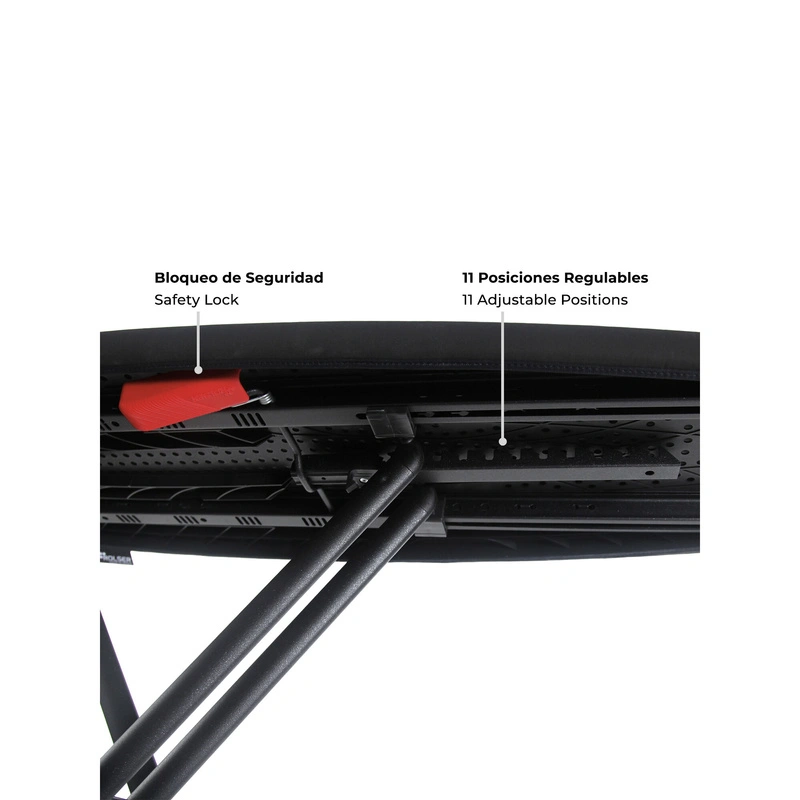 Rolser - Deska do prasowania K-Surf Black Tube czarna