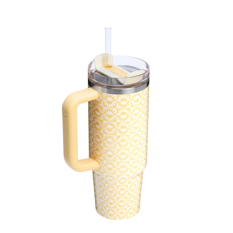 Stanley - Quencher H2.O FlowState™ Tumbler 0.89 l Butter Sunflower