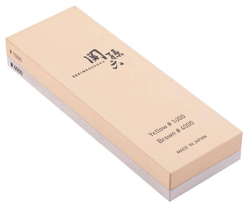 KAI - Kamień do ostrzenia 1000/4000 w etui Seki Magoroku