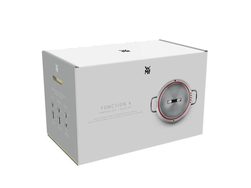 WMF - 5 częściowy komplet stalowych garnków Function 4