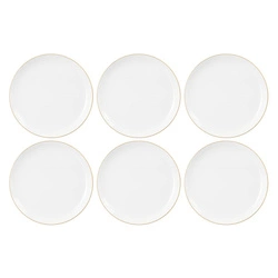 Seltmann - LIBERTY GOLDLINE Zestaw 6 talerzy obiadowych 27.5 cm