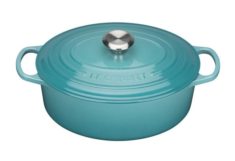 Le Creuset - brytfanna żeliwna emaliowana Signature 31 cm 6,3 l karaibska