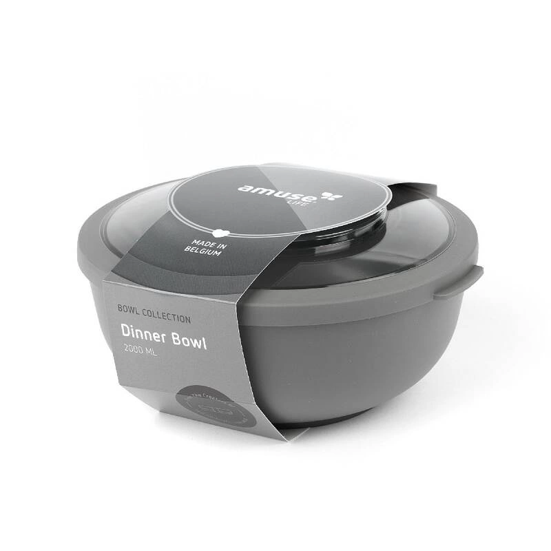 Amuse - pojemnik / miska z pokrywką 2L szara