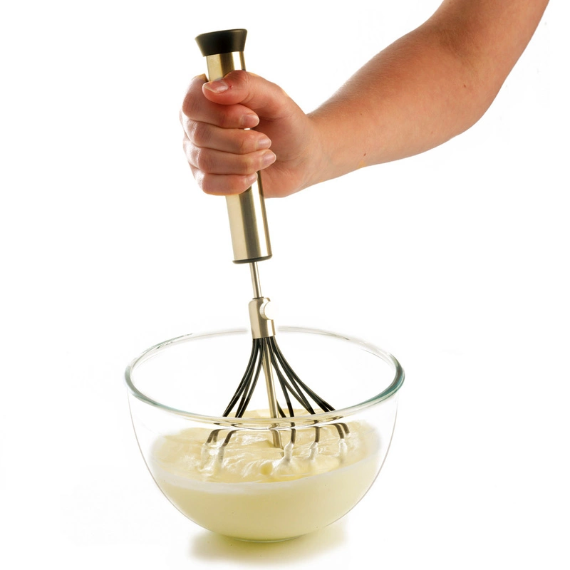 Mastrad - Trzepaczka błyskawiczna, czarnasrebrny, czarny