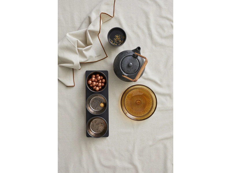 Bitz - Zestaw miseczek z podstawką 4szt. Black/bronze