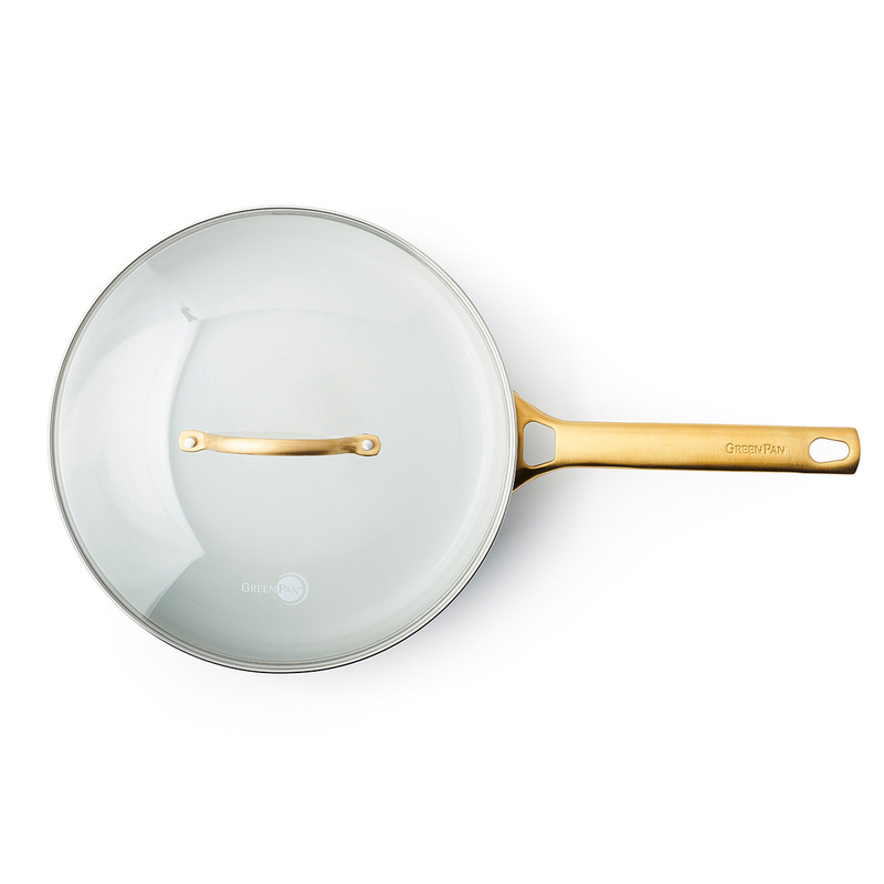 GreenPan - Patelnia ceramiczna głęboka PADOVA SkyBlue 28 cm