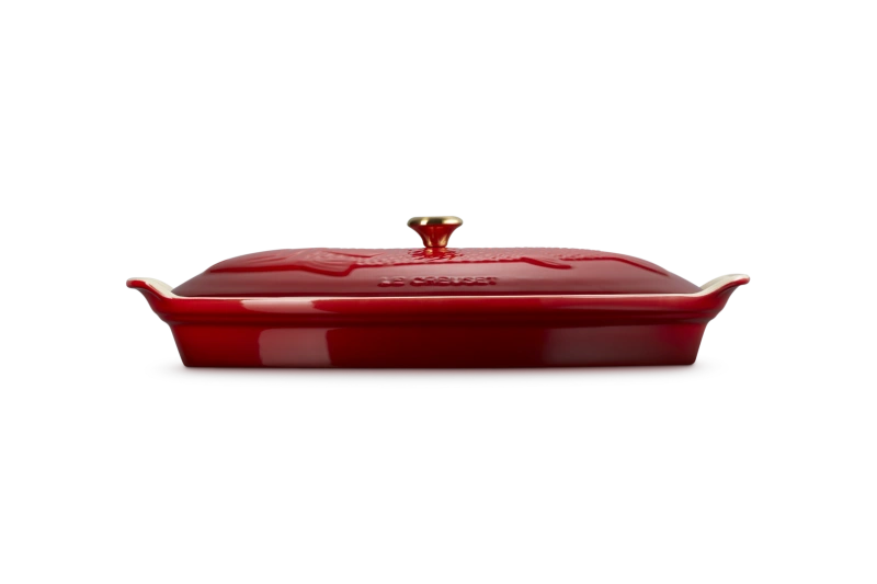 Le Creuset - naczynie do pieczenia ryb wiśniowy