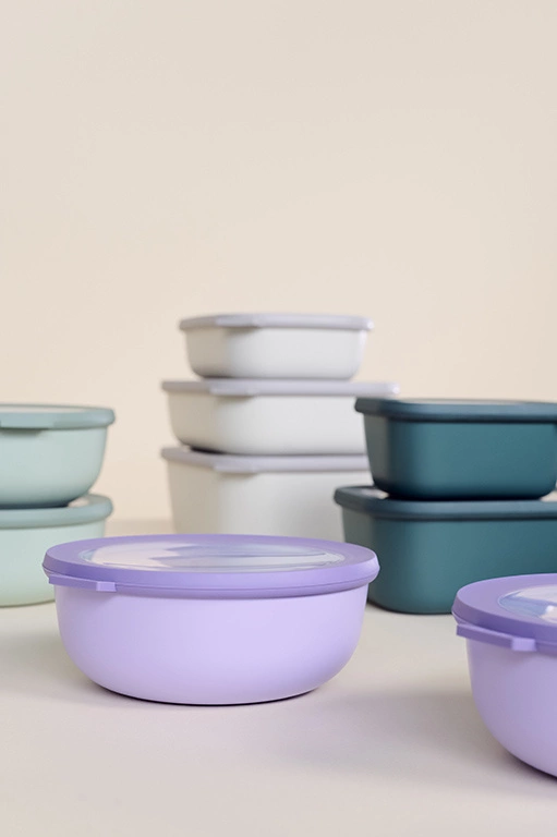 Mepal - Zestaw 3 misek Cirqula prostokątna 500 1000 2000 Nordic Jade