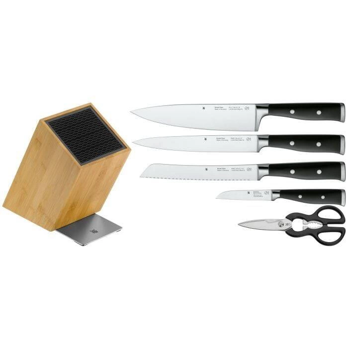 WMF - Zestaw noży+blok 6el. Grand Class +FlexTec