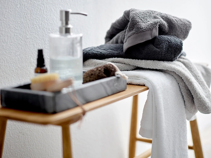 Södahl - Ręcznik do twarzy 30 x 30 cm Comfort organic grey