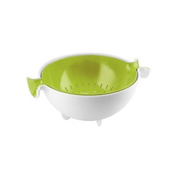 Guzzini - durszlak i miska SET SPIN&DRAIN