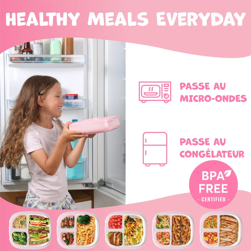 UMAMI - LunchBox Kids Window - Pink - 800ml