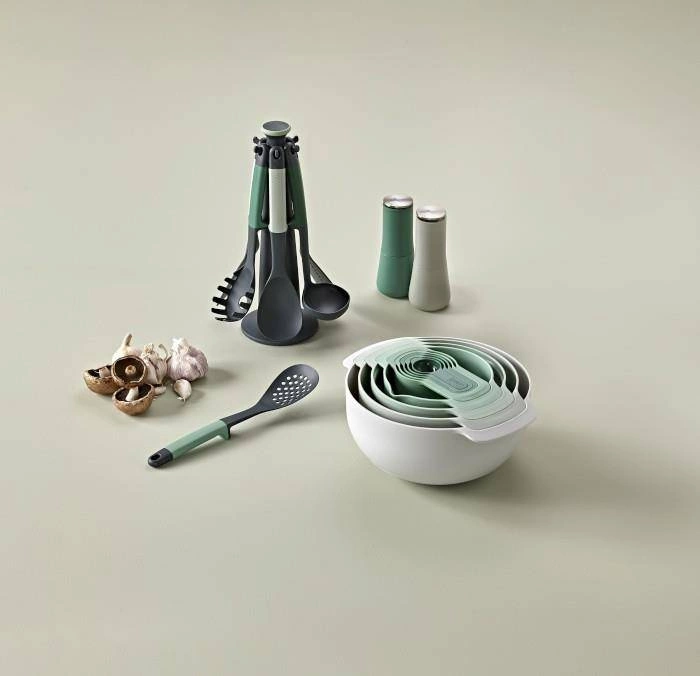 Joseph Joseph - Zestaw misek i miarek, Nest 9 Plus Sage