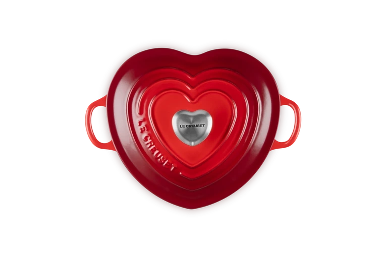 Le Creuset - Garnek Profesjonalny Gourmet Serce 20 cm Wiśniowy