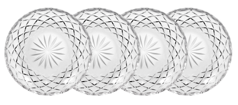 Lyngby Glas - Talerze Sorrento 16 cm 6 sztuk