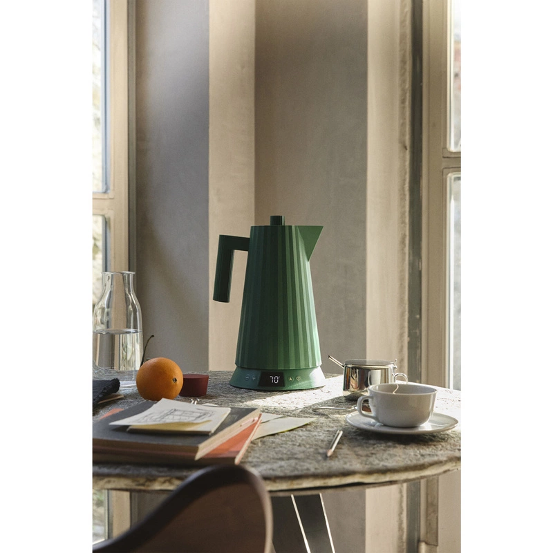 Alessi - Czajnik elektryczny z regulacją temperatury, zielony